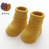 Calcetines para recién nacidos 2022 invierno Nuevos calcetines de rizo engrosados para bebé suela de goma antideslizante para gatear Calcetines de suelo para bebé