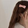 Niña de Ballet~ Pasador de Pelo con Lazo de Terciopelo Retro Francés Clip para Adorno de Cabello Pasador Dulce Trenzado 2025 Adorno para la Cabeza