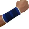 Muñequeras de Punto Azul Zafiro para Hombres y Mujeres, Deporte Fitness, Bádminton, Correr, Protección Cálida para la Muñeca, Muñequeras de Baloncesto