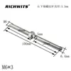 Aço inoxidável 316 estilo europeu conector direto guardrail escada cabo cabo de aço conector rápido