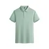 Camisa Polo de Manga Curta Roupa de Trabalho Formulação Camiseta Roupa de Trabalho Fábrica Roupas Pedido Gola Reversível Camiseta Publicitária Bordado de Logo