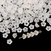 5.5*6mm Acrílico Degradado Espolvoreado Dorado Traer Orquídea Cuerda de Cabello Antigua Accesorios Material para Joyería Hecha a Mano DIY