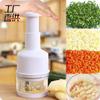 Clap faca multi-função cortador de alho cortador de legumes manual faca de clap cozinha suprimentos domésticos aço inoxidável alho tamping artefato