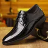 Zapatos de Cuero con Punta para Tallas Grandes Transfronterizos Talla de Hombre 38-48 Verdes Formales de Negocios Zapatos de Boda Zapatos de Cuero Formales de Negocios Británicos