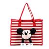 Bolso Tote de Lona Rayada de Gran Capacidad para Mujer 2025 Nueva Llegada Estilo Coreano Artístico Bolso de Mamá para Viaje Bolso de Hombro para Mano para Desplazamiento