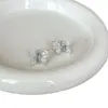 Aretes de Mariposa de Cristal Francés, Aretes de Cristal Lindos y Dulces, Aretes Súper Hada tipo Hada para Mujer, Diseño de Nicho