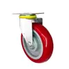 Ruedas de Poliuretano de Tamaño Mediano de 3 Pulgadas 4 Pulgadas 5 Pulgadas, Super Resistentes al Desgaste, con Frenos, Direccionales, Adecuadas para Carros y Aplicaciones Médicas