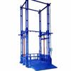 Fabricante de Elevador Hidráulico de Carga Tipo Riel Plataforma Ajustable Almacenamiento de Bodega Flujo Jardín Cadena 3/6m Escalera de Carga