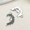 30 Estilos Mistos de Pingentes de Prata do Tibete, Pulseiras, Colares, Charms de Avião de Ferro Prateado Antigo em Liga, Acessórios de Joias Feitos à Mão para DIY