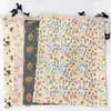 Bolsa de Abeja para Pan, Bolsa Reutilizable de Almacenamiento de Cera de Abeja de Lino y Algodón, Bolsa de Cera de Abeja de Grado Alimenticio