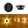 Luzes Lavadoras de Parede Solares para Exterior, Iluminação de Terraço de Jardim, Luzes Decorativas de Atmosfera, Luzes de Paisagem, Luzes Solares de Pátio