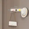 Gancho Magnético Rack de Armazenamento de Chaves para Porta de Entrada Entrada Porta de Segurança Gancho Forte em Fila Rack de Armazenamento Criativo
