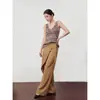 Diseño Nuevo de Verano 2026: Pantalones de pierna ancha irregulares adelgazantes de estilo único para ir al trabajo, transmisiones en vivo y distribución