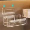 Caixa de armazenamento dentro do armário com espelho Armário de parede para banheiro Rack de armazenamento separador interno para cosméticos, batom, pincel de maquiagem