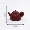 Mini Bule Colorido Simulado, Xícara de Chá, Conjunto de Chá, Acessórios de Decoração DIY, Casa de Bonecas, Adereços de Casa de Brincar, Pequenos Enfeites