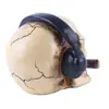 Cráneo de Esqueleto Adornos para el Hogar Artesanía de Cráneo de Resina Accesorios Completos de Halloween Molde Médico Esqueleto