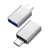Adaptador Otg USB 3.0 Liga de Alumínio Tipo-C Adaptador Otg Suporta Celular e Computador Conversor de Pen Drive