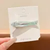 Pinza para el pelo de estampado de leopardo para mujer, estilo nuevo, para flequillo y cabellos sueltos, pinza lateral invisible estilo coreano, accesorio para el cabello