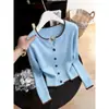 Suéter de Punto Casual Relajado Estilo Coreano Nuevo para Mujer Petite, Ropa Exterior de Moda para Mujer, Otoño e Invierno 2026