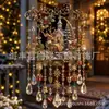 Novo sino de vento transfronteiriço anjo de Natal pingente decoração ornamento pendurado apanhador de sol