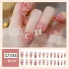 Dicas de Unhas com Pedras de Diamante Mais Vendidas no Tiktok, Arte de Unhas, Adesivos de Unhas Postiças, Unhas Longas Usáveis Feitas à Mão de Alta Qualidade Atacado