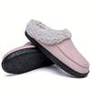 Botas de Neve Curtas Personalizadas para Venda por Atacado Transfronteiriça para Mulheres, Pantufas de Algodão com Solado Grosso, Pantufas Casuais de Algodão Pelúcia Antiderrapantes de Pele de Ovelha, Versátil