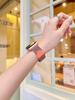 Pulseira de Relógio Magnética Metálica Milanese Redonda de Duas Cores Adequada para Apple Watch iWatch 12ª Geração 11/10