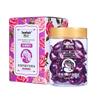 Qifei Sakura Essence Fragrância Cuidado Capilar Óleo Essencial Condicionador Portátil Suave Anti-Seco Cápsula Cuidado Capilar Óleo Essencial Cuidado Capilar