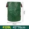 Bolsas impermeables de gran capacidad para recoger hojas para jardines, adecuadas para uso en exteriores, plegables y diseñadas para recoger hojas caídas, malas hierbas y residuos de jardín