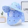 Sombrero de Protección Solar con Ala Ancha, Sombrero de Sol de Verano, Chal de Moda para Mujer, Sombrero de Sol con Protección para el Cuello Integrada a Prueba de Viento y UV