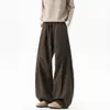 Pantalones casuales pierna curva retro pierna recta holgados ean deconstrucción clfit pantalones cargo hombre otoño versátil pierna ancha Americano