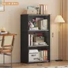 Estantería Transparente a Prueba de Polvo, Librería Sencilla, Estante de Almacenamiento de Piso de Combinación Libre, Gabinete Ahorrador de Espacio para Uso en Alquiler