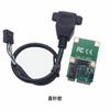 Tarjeta de Red Gigabit Mini PCIe mPCIe para Computadora de Escritorio Mini Altura Completa Media Altura 1000m Cableada RJ45
