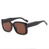 2024 nuevas gafas de sol de moda, gafas de sol a prueba de sol, gafas cuadradas retro con montura grande, gafas de tiro callejero de celebridades de Internet, venta al por mayor