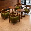 Sillón individual para salas de estar pequeñas, juego de mesa y sillas de ocio para balcón, silla para dormitorio de hotel y casa de huéspedes, estilo vintage