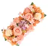 Nuevo Arreglo Floral de Piso para Boda Flor de Seda Artificial Flor Acabada Decoración L Arreglo Floral de Eucalipto t Guía de Camino de Escenario Arte Floral para Boda