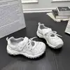 Zapatos Chunky Retro Estilo Deportivo para Mujer Verano 2026 Malla Hueca Transpirable Sandalias Casuales Cerradas de Suela Gruesa de Moda