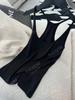 Vestido Yuran 26 Estilo Novo de Início de Primavera Malha Canelada de Lã Acetato Alta Elasticidade Toque de Pele Alça nas Costas Bonita
