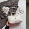 Bolsa com Textura Retrô para Mulheres 2025 Verão Nova Moda Bolsa Carteiro Pequena Quadrada de Alto Valor Bolsa Saco de Ombro Cruzado