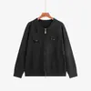 Suéter de Punto con Cuello Polo Talla Grande Estilo Old Money 2026 Invierno Gordito MM Minimalista Temperamento Chaqueta Casual Top para Mujer 25322