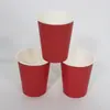 Vendas Diretas de Fábrica Copos de Papel Descartáveis DIY Cor Pura Copos de Papel Personalizados Copos de Papel para Café Personalizados Suprimentos para Festa Copos de Papel