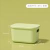 Caja de almacenamiento para artículos diversos de escritorio, para el hogar, para juguetes, refrigerios, dormitorio, sala de estar, con tapa de plástico, cesta de almacenamiento.