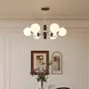 Lustre francês antigo para sala de estar, estilo Bauhaus, retrô, com feijão mágico, luminária de design vintage para restaurante de alta qualidade