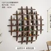 Estante para Flores Estante de Almacenamiento Estante para Flores de Balcón Sala de Estar Colgante de Pared Madera Maciza Portavasos Chino Decoración de Pared Arreglo de Atmósfera