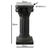 Vendas Diretas da Fábrica Série Preto Puro Simples e Atmosférica Coluna Romana Coluna Alta Decoração de Casa Interna Francesa Ornamentos