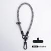 Cordão para Celular Pendurado no Pescoço Transversal 8mm Tira Trançada Corda Curta para Pulso Capa de Celular Cadeia de Cordão Atacado Fábrica