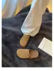 Mocasines de cuero con patrón de uvas, suela gruesa de 4 cm, versátiles, forrados de felpa, para mujer