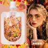Carnaval Festival de Ação de Graças Transfronteiriço Maquiagem Holográfica Criativa de Peru Gel com Glitter de Folha de Bordo Gel Brilhante para Corpo e Rosto