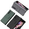Carcasa protectora con personalidad para Samsung Fold3, carcasa protectora con eje plegable magnético creativo, carcasa protectora con soporte anticaída W22