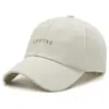 Sombrero para Mujer Nuevo Celebridad de Internet Simple Letra Gorra Parasol Primavera y Otoño Sombrero para el Sol Béisbol para Hombre